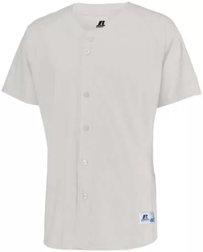Russell Athletic 343VTM Raglan Sleeve Button Front Jersey