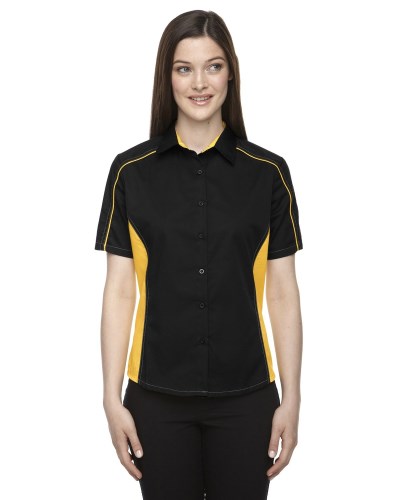 Ash City - North End 77042 Ladies' Fuse Colorblock Twill Shirt