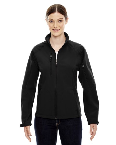 Ash City - North End 78077 Ladies' Compass Colorblock Three-Layer Fleece Bonded Soft Shell Jacket