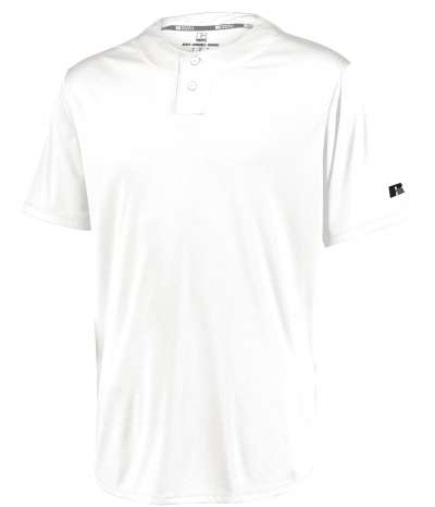 Russell Athletic 3R7X2M Performance Two-Button Solid Jersey