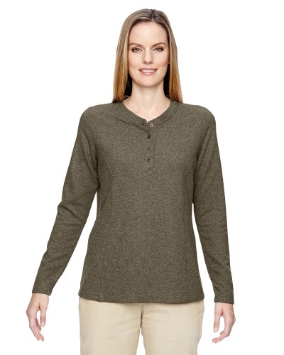 Ash City - North End 78221 Ladies' Excursion Nomad Performance Waffle Henley