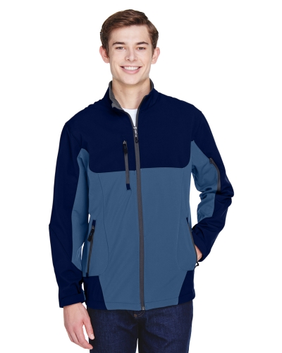 Ash City - North End 88156 Men's Compass Colorblock Three-Layer Fleece Bonded Soft Shell Jacket