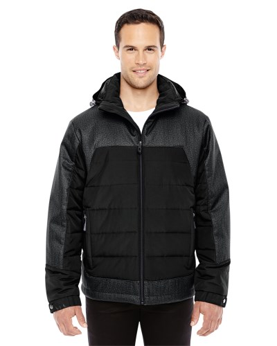 Ash City - North End 88232 Men's Excursion Meridian Insulated Jacket with Melange Print