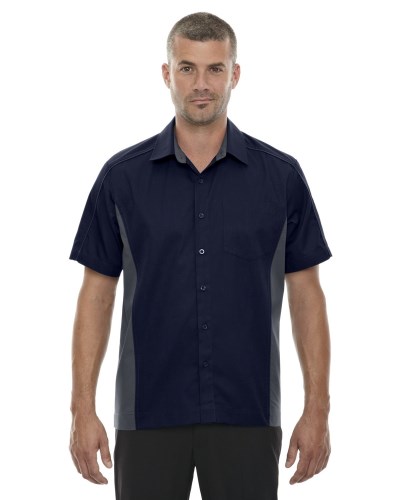 Ash City - North End 87042T Men's Tall Fuse Colorblock Twill Shirt