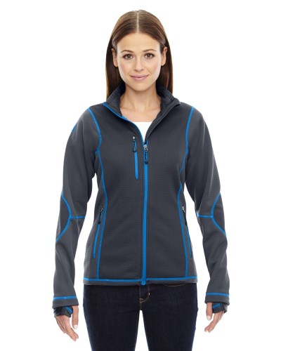 Ash City - North End 78681 Ladies' Pulse Textured Bonded Fleece Jacket with Print