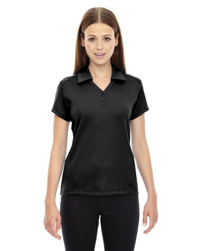 Ash City - North End 78803 Ladies' Exhilarate Coffee Charcoal Performance Polo with Back Pocket