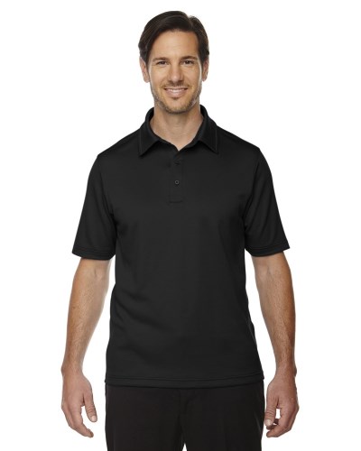 Ash City - North End 88803 Men's Exhilarate Coffee Charcoal Performance Polo with Back Pocket