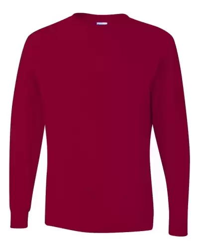 JERZEES 29LSR Unisex Dri-Power? Long Sleeve 50/50 T-Shirt 2 Pack