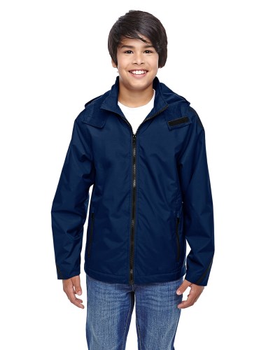 Team 365 TT72Y Youth Conquest Jacket with Fleece Lining