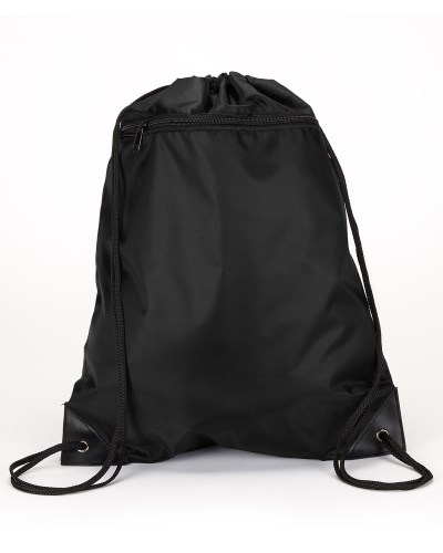 UltraClub 8888 Zipper Drawstring Backpack