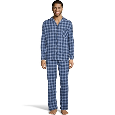 Hanes Mens Flannel Pajamas