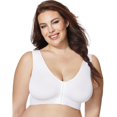 Just My Size Pure Comfort Front-Close Wirefree Bra