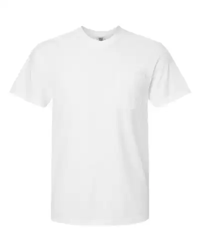 Comfort Colors 6030 Unisex Garment-Dyed Heavyweight Pocket T-Shirt 2 Pack