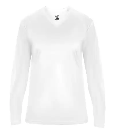 Badger Sport 406400 Ultimate Ladies' V-Neck L/S Te