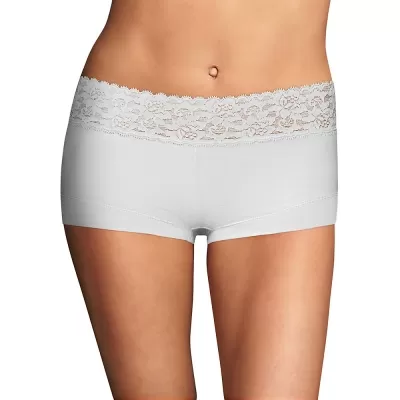 Maidenform Cotton Dream Boyshort With Lace
