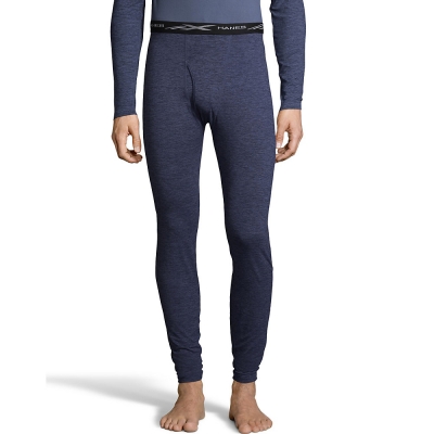 Hanes Mens Space Dye 4-Way Stretch Thermal Pant