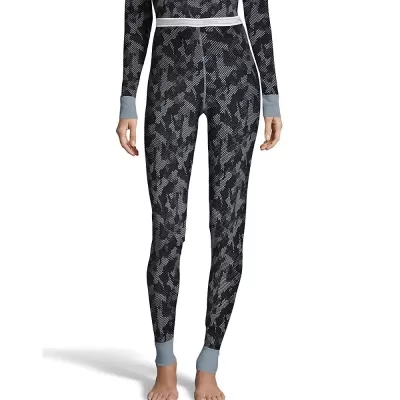 Hanes Womens Waffle Knit Thermal Pant