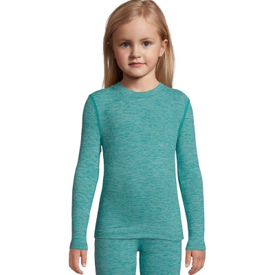 Hanes Girls Space Dye Crewneck