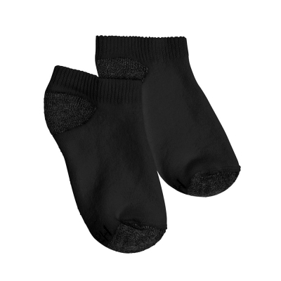 Hanes Boys No-Show ComfortBlend Assorted White Socks 6-Pack