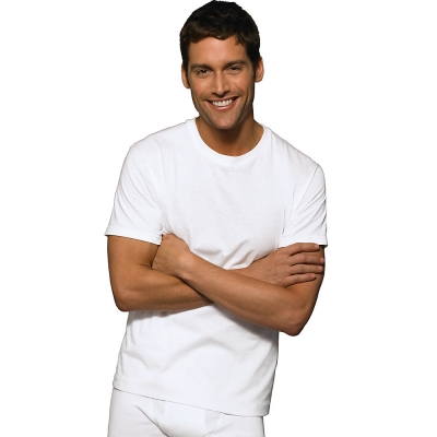 Hanes Ultimate 153 ComfortSoft TAGLESS Mens Crewneck Undershirt 3-Pack