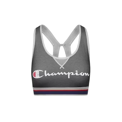 Champion Women The Authentic Sports Bra-Champion Script two colorway