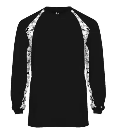 Badger Sport 415500 Digital Hook L/S Tee
