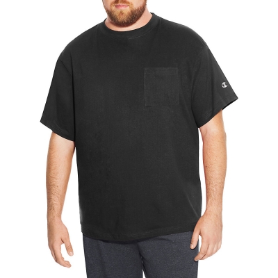 Champion Big & Tall Mens Short Sleeve Pocket Jersey Tee