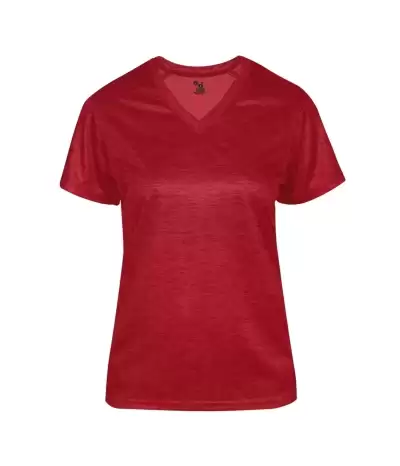 Badger Sport 417500 Tonal Blend Ladies' V-Neck Tee