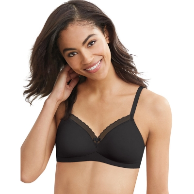 Hanes Ultimate Silky Smooth Comfort Wirefree Bra