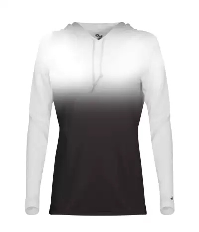 Badger Sport 420800 Ombre Women'S Hood Tee