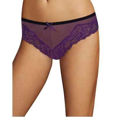 Maidenform Comfort Devotion Mesh and Lace Tanga
