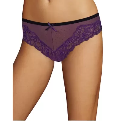 Maidenform Comfort Devotion Mesh and Lace Tanga