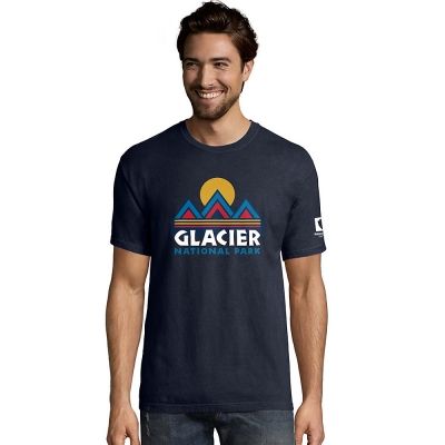 Hanes ComfortWash Glacier National Park Graphic Short Sleeve Tee