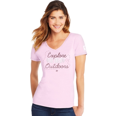Hanes Explore the Great Outdoors National Park Womens Graphic Tee