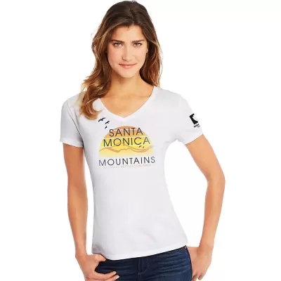 Hanes Santa Monica Mountains Outdoors National Recreation Area Womens Graphic Tee