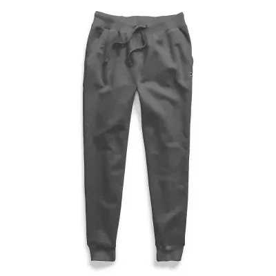 Champion Womens Plus Powerblend Fleece Joggers, Vertical Logo