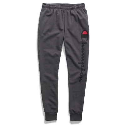 Champion Mens Powerblend Fleece Joggers, Vertical Script Logo