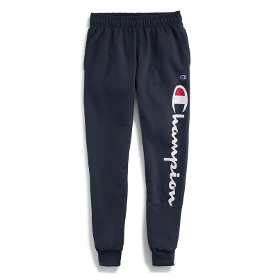 Champion Mens Classic Jersey Joggers, Vertical Script Logo