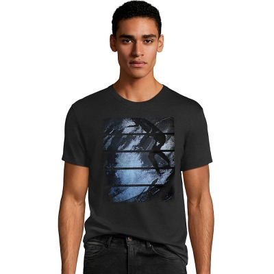 Mens Surfer Stripes Graphic Tee