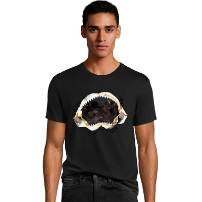 Mens Shark Teeth Graphic Tee