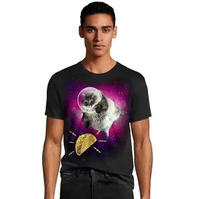 Hanes Mens Taco Quest Graphic Tee