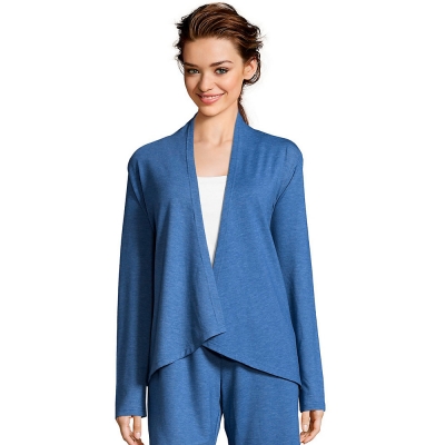 Hanes Womens French Terry Lounge Wrap