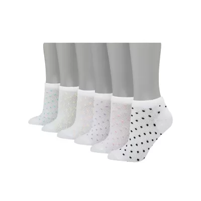 Hanes Womens Invisible Comfort Sport Liner 6-Pack