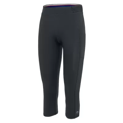 Champion Women Gym Issue Capri w/Side Pocket