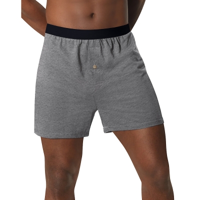 Hanes Mens TAGLESS ComfortSoft Knit Boxers with ComfortSoft Waistband 5-Pack