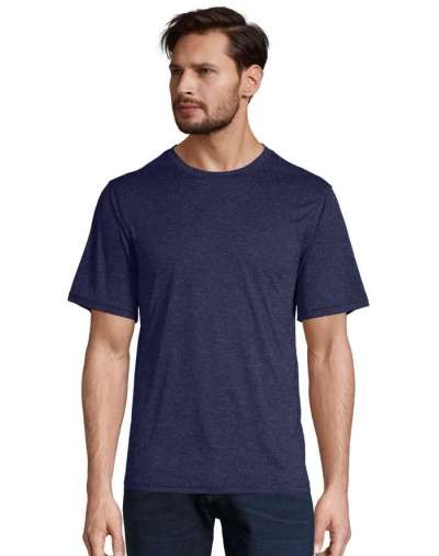 Hanes Sport 153 Mens Heathered Training Tee