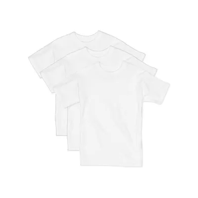 Hanes Boys Beefy Short Sleeve Tee Value Pack (3-pack)