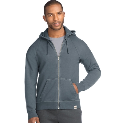 Hanes Mens 1901 Heritage Fleece Full Zip Hoodie