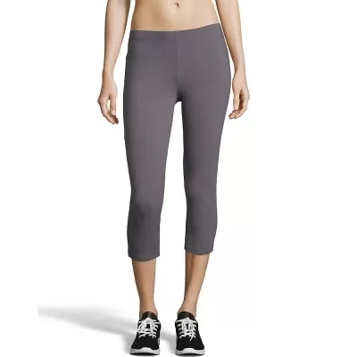 Hanes Womens Stretch Jersey Capri