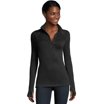 Hanes Sport 153 Womens Performance Fleece Quarter Zip Sweatshirt